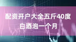 配资开户大全五斤40度白酒泡一个月