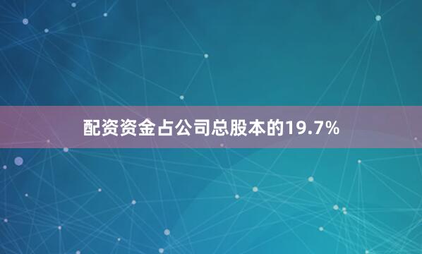 配资资金占公司总股本的19.7%